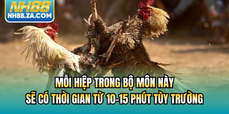 Mỗi hiệp trong bộ môn này sẽ có thời gian từ 10-15 phút tùy trường